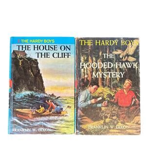 VTG 1950's Lot of 2 Hardy Boys Mystery Books by Franklin W. Dixon, #s 2m 34 HC